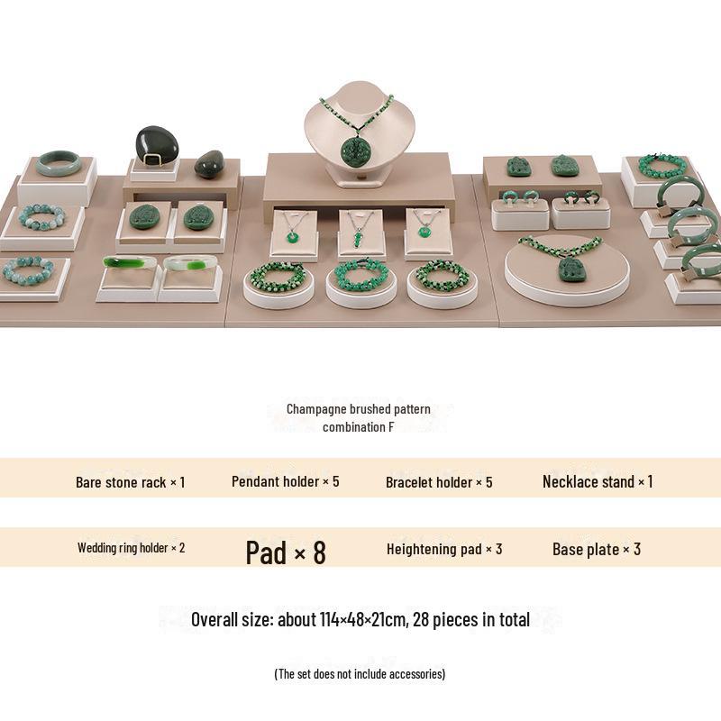 Подставка для ювелирных изделий из нефрита для сережек, ожерелий и браслетов