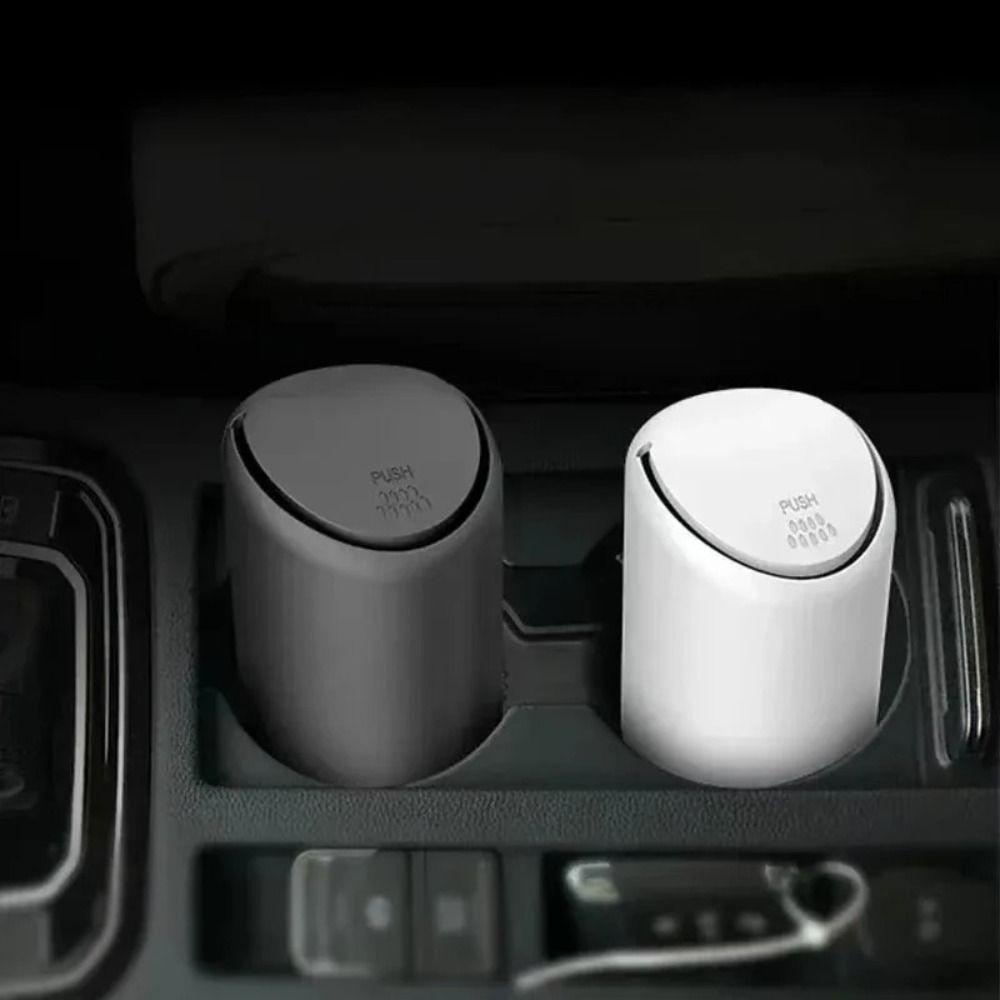 Dustproof Car Garbage Can Leak-Proof Rubbish Bin Portable Storage Box  Car Interior