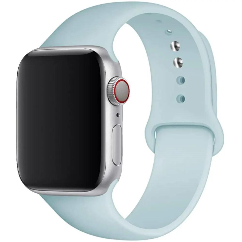 Силиконовый ремешок для Apple Watch Band 44 мм 40 мм 49 мм 45 мм 41 мм 38 мм 42 мм Correa Belt Bracelet IWatch Series 9 8 7 6 5 3 SE Ultra 2