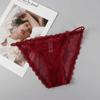 Soft Women Underpants Strap Low-waist Underwear Lace Thongs Mesh Panties Sexy Briefs Lingerie