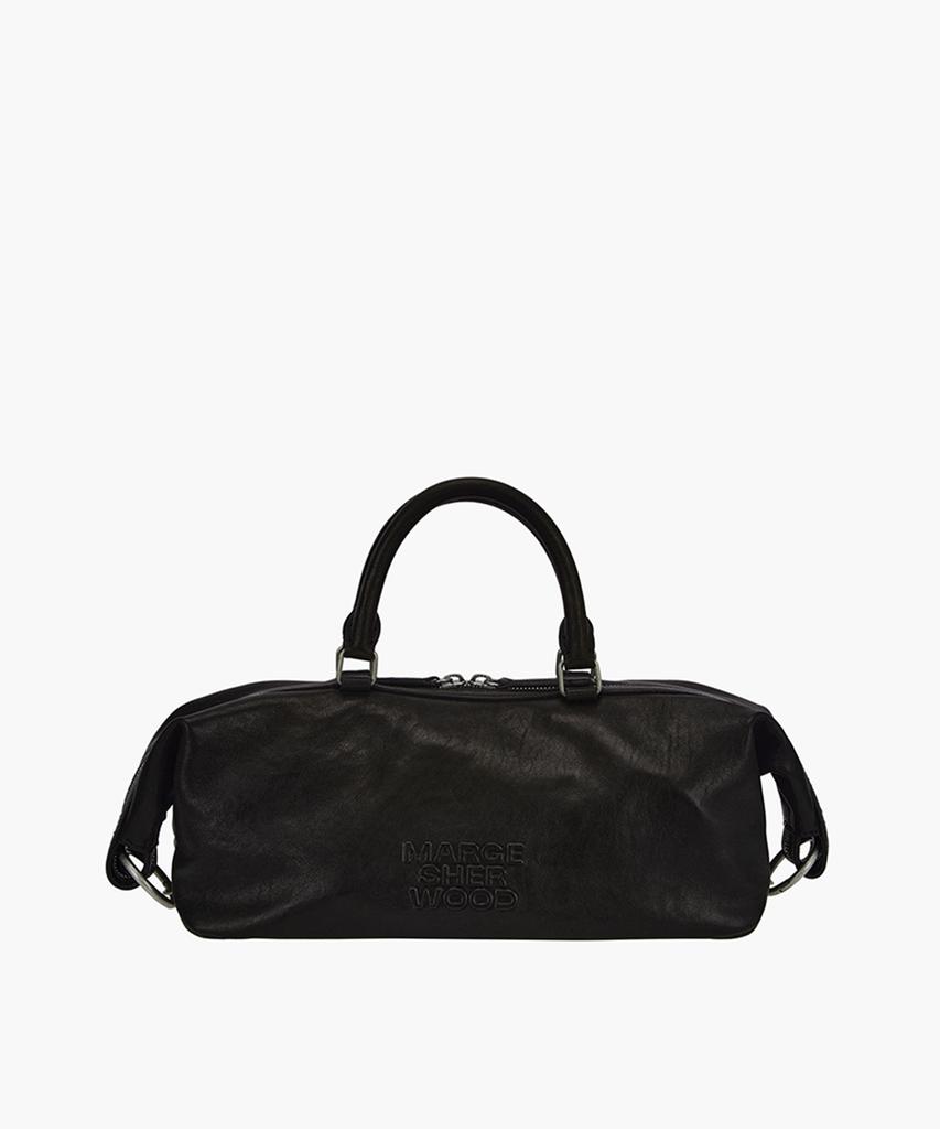 Margesherwood Dumpling Ew Tote_Black Washed Nappa