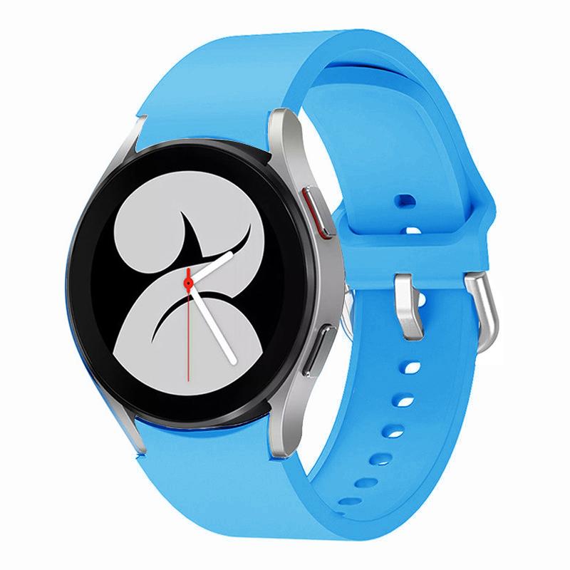 20 мм ремешок для часов для Samsung Galaxy Watch 7/5/6 44 мм 40 мм силиконовый браслет Galaxy Watch 4 classic/5 pro 47 мм 43 мм 46 45 мм ремешок