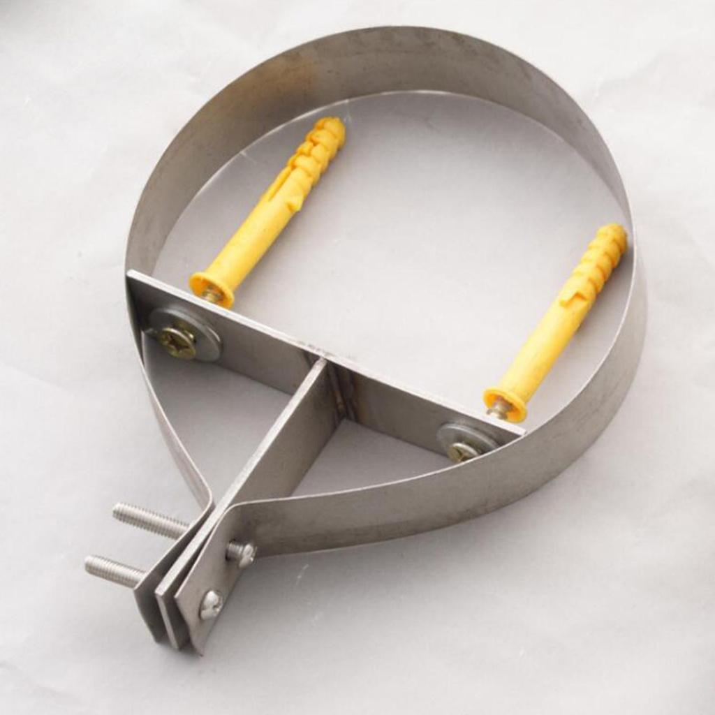5" Chimney Pipe Bracket Hanging Accessories Metal Diameter 125 mm Adjustable Portable Stove Pipe Clamp Chimney Pipe Holder
