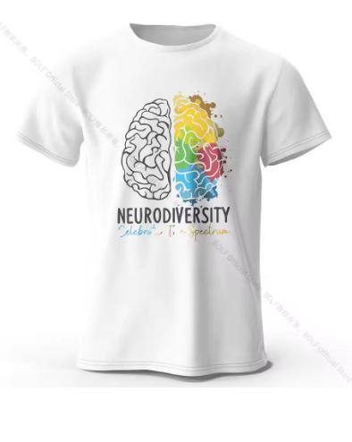 Creative Thinking Maps printed T-shirts, super soft round neck short-sleeved T-shirts for men and women