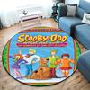 Halloween supernatural comedy adventure movie Scooby-Doo Round Carpet Soft Home Decoration Corridor Table and Chair Anti slip Outdoor Floor Mat rug 19