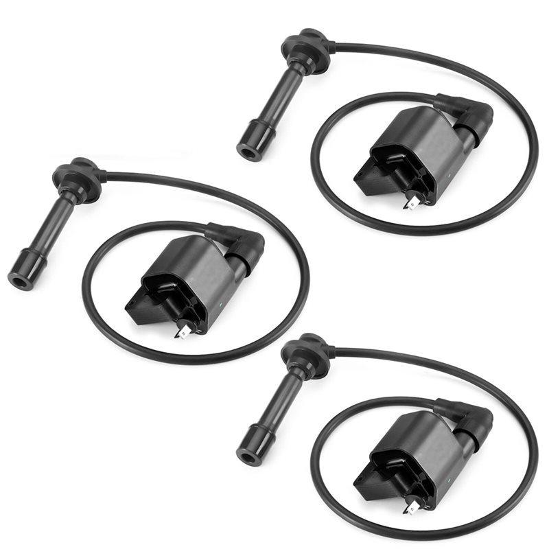 Ignition Coil W/Spark Plug Cap Wire For Kawasaki KAF820 PRO-FX