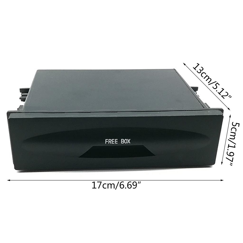 Карманный установочный комплект Черный для установок Single DIN Универсальный Автомобильный Одинарный 1 Din Приборная панель Радио Установочный Карманный Комплект