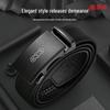 Мужской ремень Hengyuanxiang из натуральной кожи с автоматической пряжкой