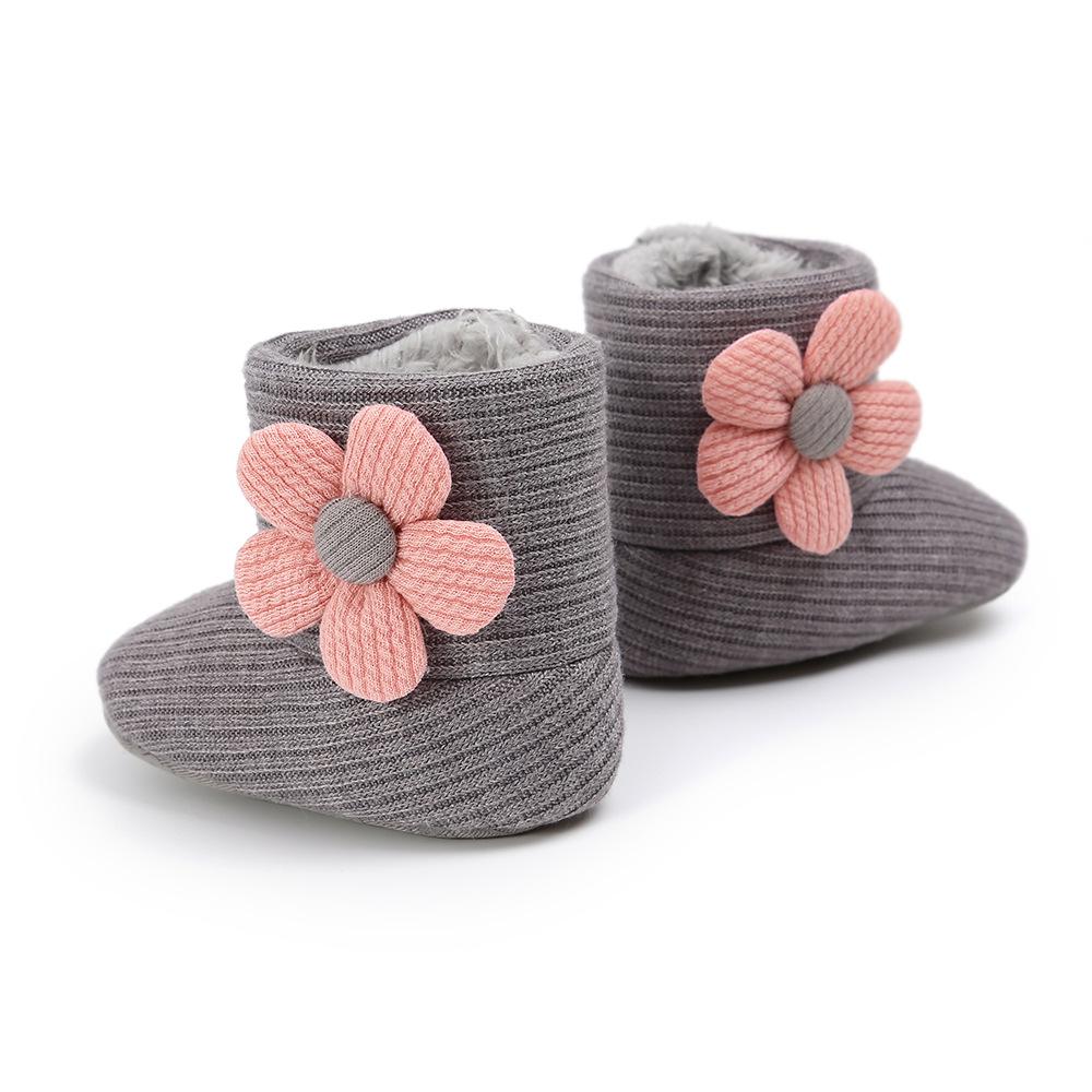 MYGGPP Boots Warm 0-1 Year Old Baby Soft Bottom Shoes Baby Shoes Padded Snow Boots Cotton Boots Baby Shoes Cloth Bottom