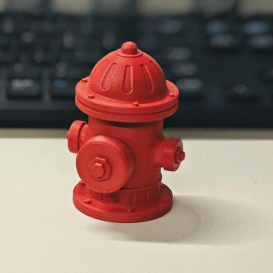 Hydrant Fidget Clicker 3D Printed Clicker, Mini Fake Finger Stress Relief Push Toy, Gift for Kids Teens Adults Toy