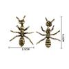 Antique Copper Crafts Home Decors Brass Ant Figurines Miniature Simulation Insect Desk Ornament Table Tea Pets