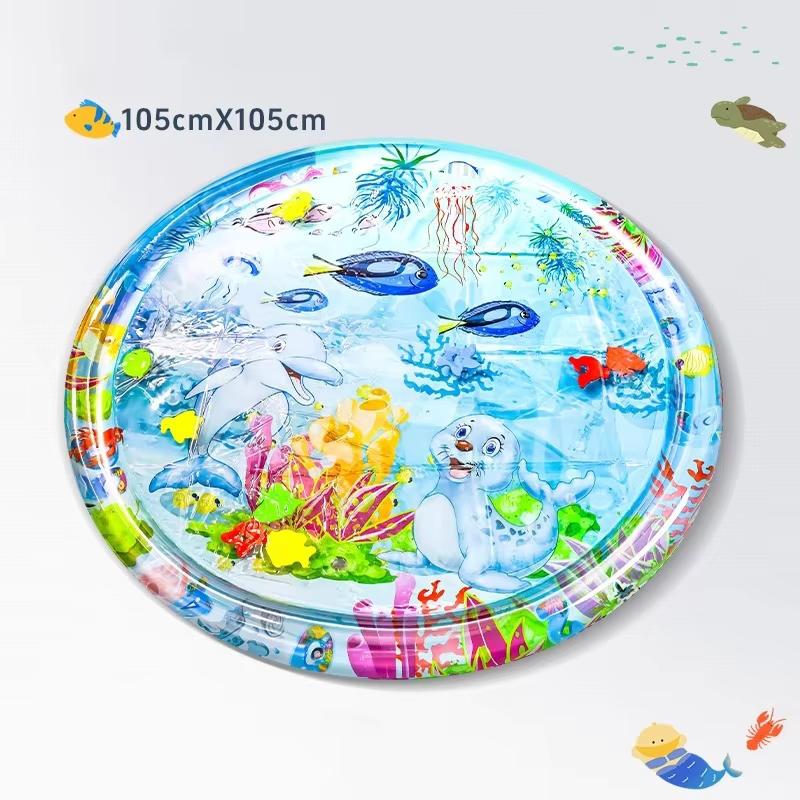Summer Inflatable PVC Pet Cooling Mat Anti-Scratch Cool Thickened Water Bed for Cats Dogs Pet Pad Cooling Mat