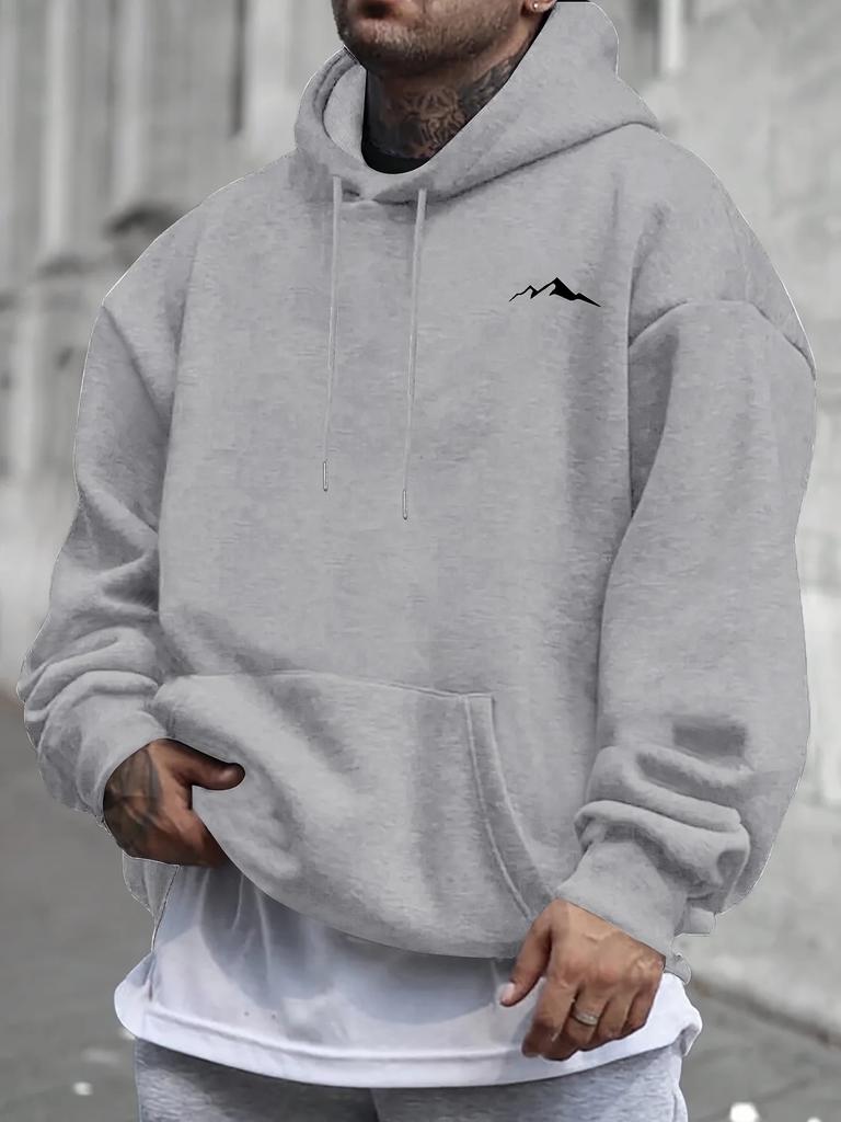 Мужской новый модный тренд толстовка с капюшоном с принтом повседневная свободная толстовка с уличными хип-хоп особенностями