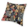 Yiling Wei Kimono Mo Dao Xu Shi Square Pillowcase Polyester Linen Velvet Pattern Decorative Pillow Case Home Cushion Cover 45X45