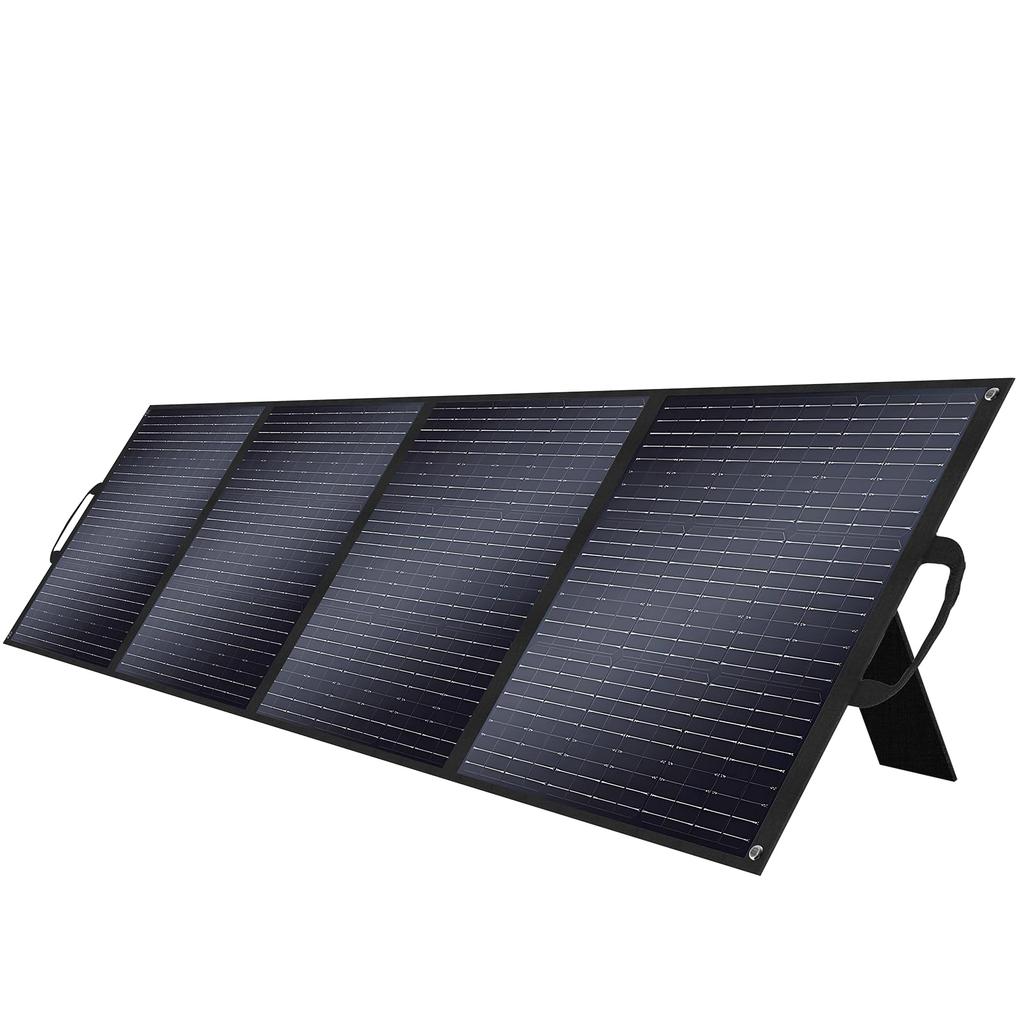 IEE 200W Foldable Solar Output Parallel Connection High Conversion IP68 Waterproof and Portable Power Solar Compatible with 12V and 24V Batteries
