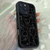 JT238 Минималистичный арт с контурами лица для iPhone 17 16 15 14 Pro Max Samsung S26 S25 Ultra A17 A16 A07 A56 A36 A26 A55 Xiaomi 15T Redmi 15c Note 14 13 Мягкий чехол