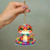 Christmas Car Pendant Cartoon Snake Shape Lightweight Hanging Accessory New Year Trees Doors Windows Decoration