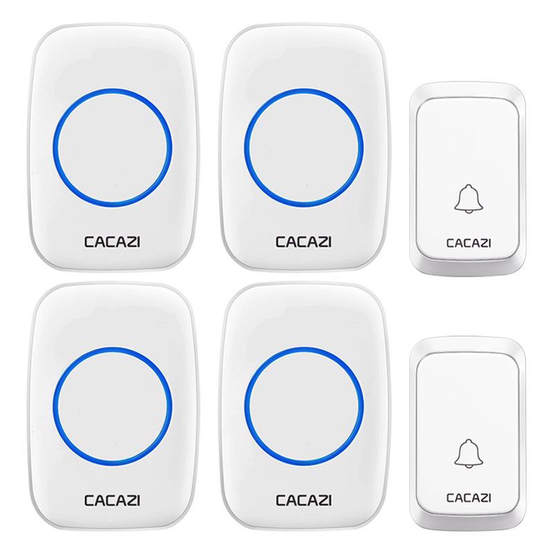 Wireless Waterproof Doorbell with Long Range, 58 Melodies, 4 Volume Levels, and Memory Function