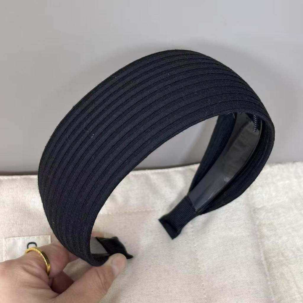 Серая вязаная повязка на голову Yi Mengling: Стильный, широкий, фитнес-аксессуар для волос для женщин