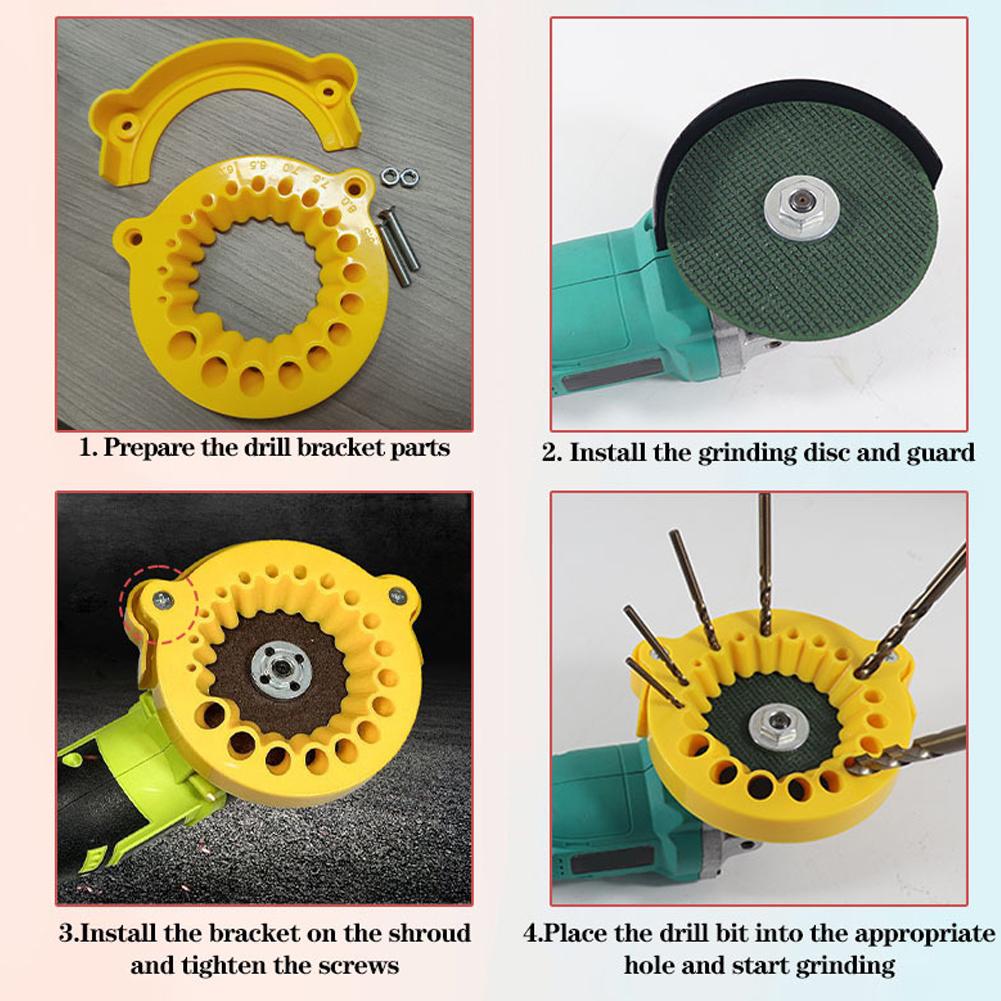 Drill Sharpener 20 Holes Precision Grinder Bit Multi-specification Bit Power Tools Abrasive Por U9D0