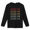Mens Jocelyn Retro Funny Name Humor Nickname T Shirt White Large vintage Washed streetwear Slightly Stretched designer clothes