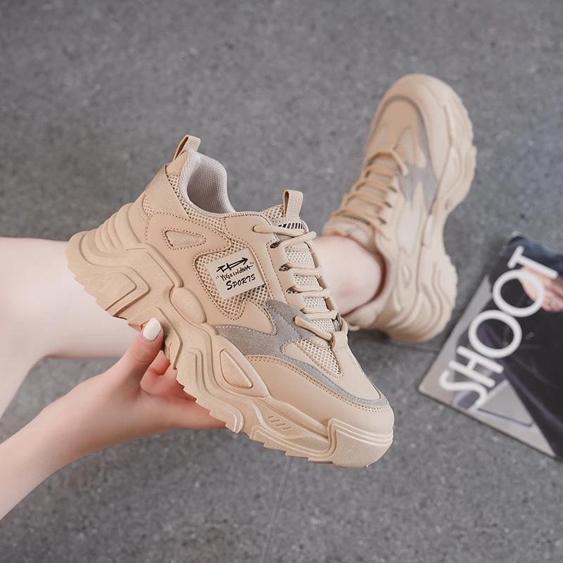 Кроссовки для тенниса на платформе для женщин, модные дизайнерские повседневные спортивные кроссовки для бега, женские удобные спортивные кроссовки