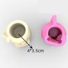 Geometric Bowknot Girl Gypsum Silicone Molds Storage Box Mold for Making Succulent Plant  Flower  Pen Holder