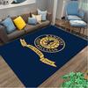 Rangers FC Carpet, Non-slip Office Chair Rug, Digital Print Home Area Rug, Unique Festival Decorations