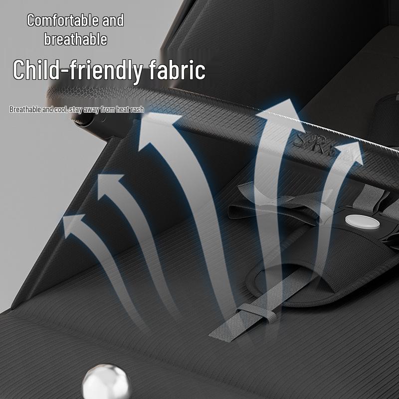 Lightweight Reversible Baby Stroller with Shock Absorption and High Landscape Feature for Newborns.