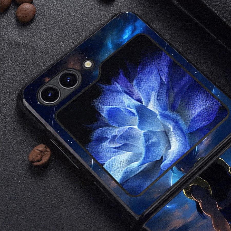 Case for Samsung Galaxy Flip5 Flip4 Z Flip 7 6 5 4 3 Flip6 Flip3 Flip7 FE Back Phone Cover Funda Dragon Ball Universe Goku