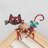 Cute Cartoon Cat Brooch Pin for Women Girls Fashion Exquisite Enamel Kitten Brooches Casual Party Clothing Jewelry Gift
