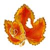 New Enamel Maple Brooch Vivid Plant Pin Elegant Fashion Accessories