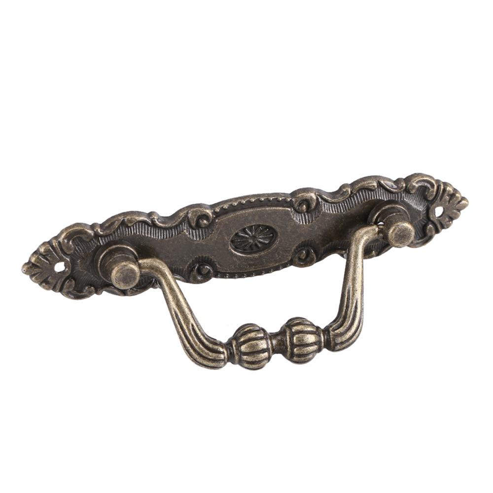 4pcs Lightweight Drawer Pulls Zinc alloy Door Handles Vintage Cabinet Handles Wardrobes