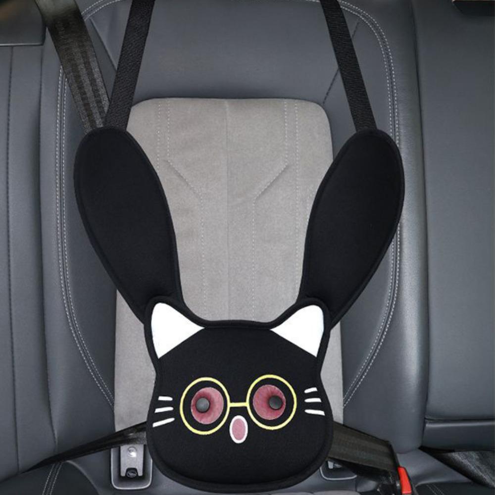 Cute Seat belt guide position fixator Safety Cartoon Printed Belly Pads Automobile