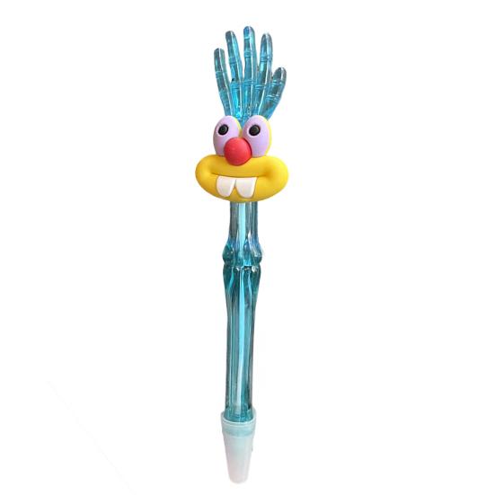 Cute Ballpoint Pens Kids Cartoon Gel Pen With Top Hand