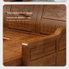Miling Camphor Wood New Chinese Style Solid Wood Sofa Set