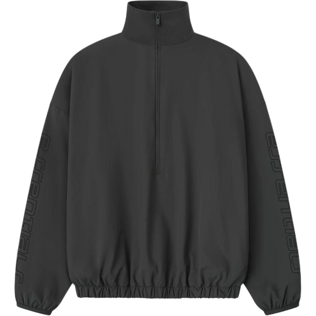 Fear of God Essentials Мужская ветровка-поло на молнии из нейлона, цвет Железно-серый, 202HO258271F