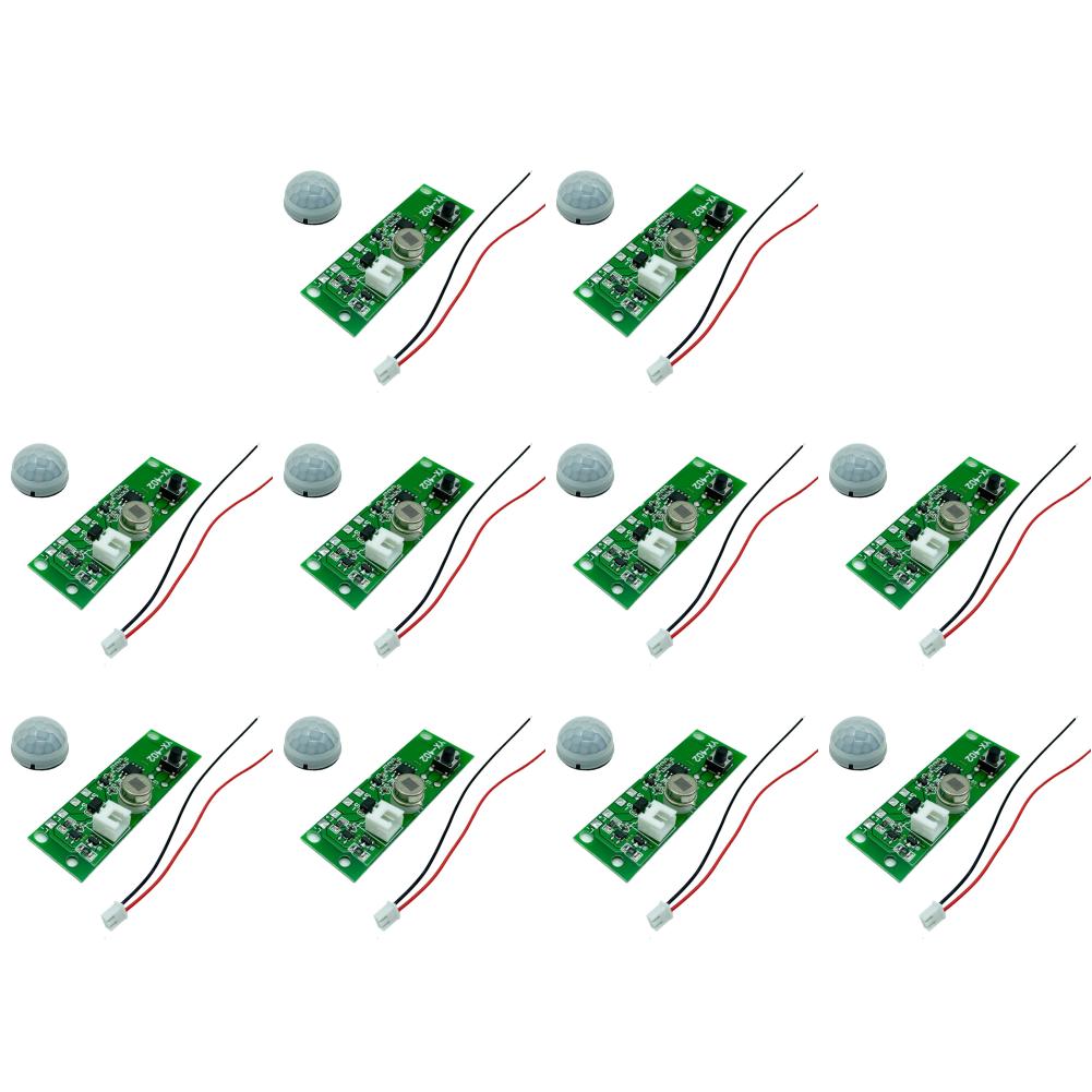 3.7V Night Light Module Controller Module DIY Solar Lamp Board Control Sensor Infrared Human Body Induction Solar Circuit Board