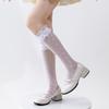 New Y2K Leg Covers Lace Lolita Leg Warmers Bow Ballet Style Pile Sock Gift