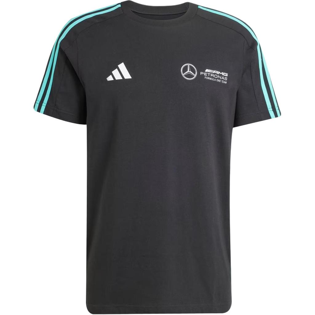 adidas Мужская черная базовая футболка с круглым вырезом JV5425