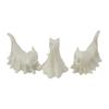 Funny Ghostly Cats Night Glowing Figurines Decors Set Of 3 Safe For Kids Room And Living Space Halloween Party Display