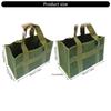 Wide Mouth Tool Bag Canvas Tool Bag Large Capacity Storage Bags Organizer Handbag Tool Bag Carry Bags for Wrenches Plier