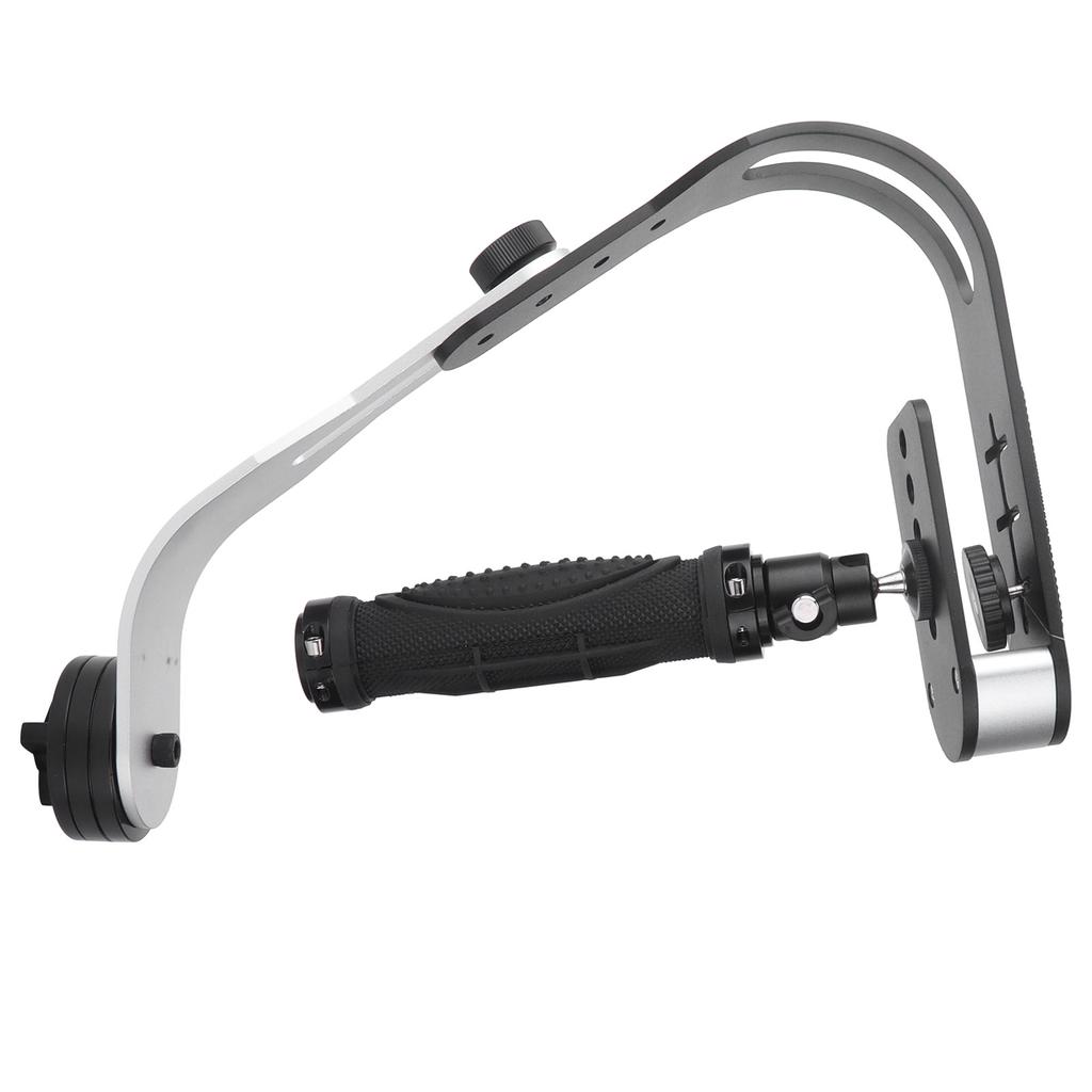 Handheld Video DSLR Camera Stabilizer Aluminum Alloy Bow Shape Stabilizer with Handle