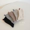 Сезон 2024 Носок с леопардовым принтом, тканевая этикетка на пятке, декоративный, теплый флис, носки средней длины, овсяный кашемир, теплые носки