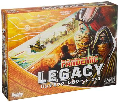 Hobby Japan Legacy Сезон 2 Японская версия 60 минут x 12 для возраста 14 лет и настольная игра Пандемия (Желтая коробка) (Наследие пандемии) (для 2-4 игроков,