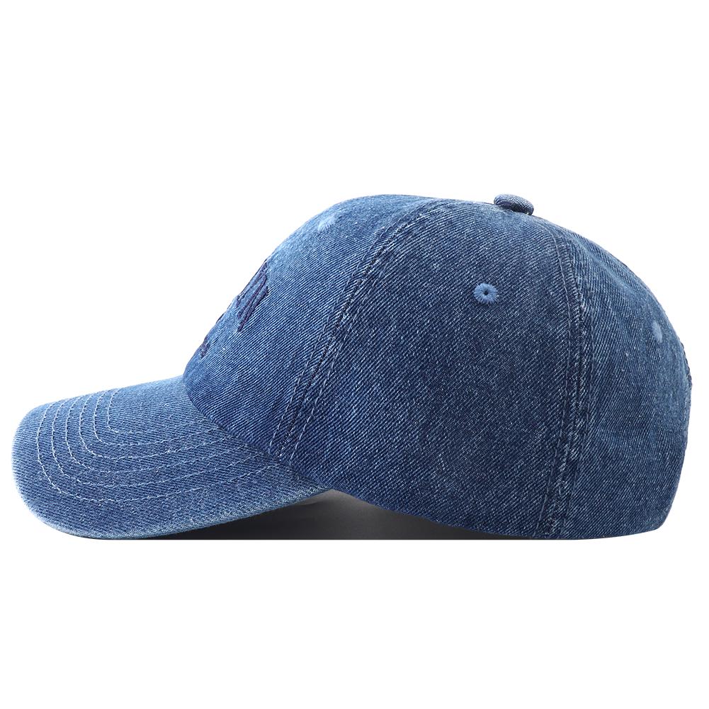Бейсболка Snapback Регулируемая Джинсовая Вышивка Вышитая Brooklyn Модная Трендовая Кепка Уличная Повседневная Для Взрослых Стирка Спортивная Гольф Солнцезащитные Шляпы Для Женщин