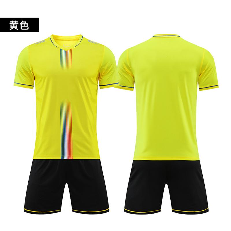 Summer Football Jersey Set Men'S Short-Sleeved Light Board Competition Training Jersey Adult Children'S Sports Clothing Jersey