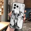 Чехол для телефона для iphone 17 Pro Max 17 Pro Air 16 15 14 13 Pro Max 15 16 Pro 15Plus Черный Ангел Смерть демон