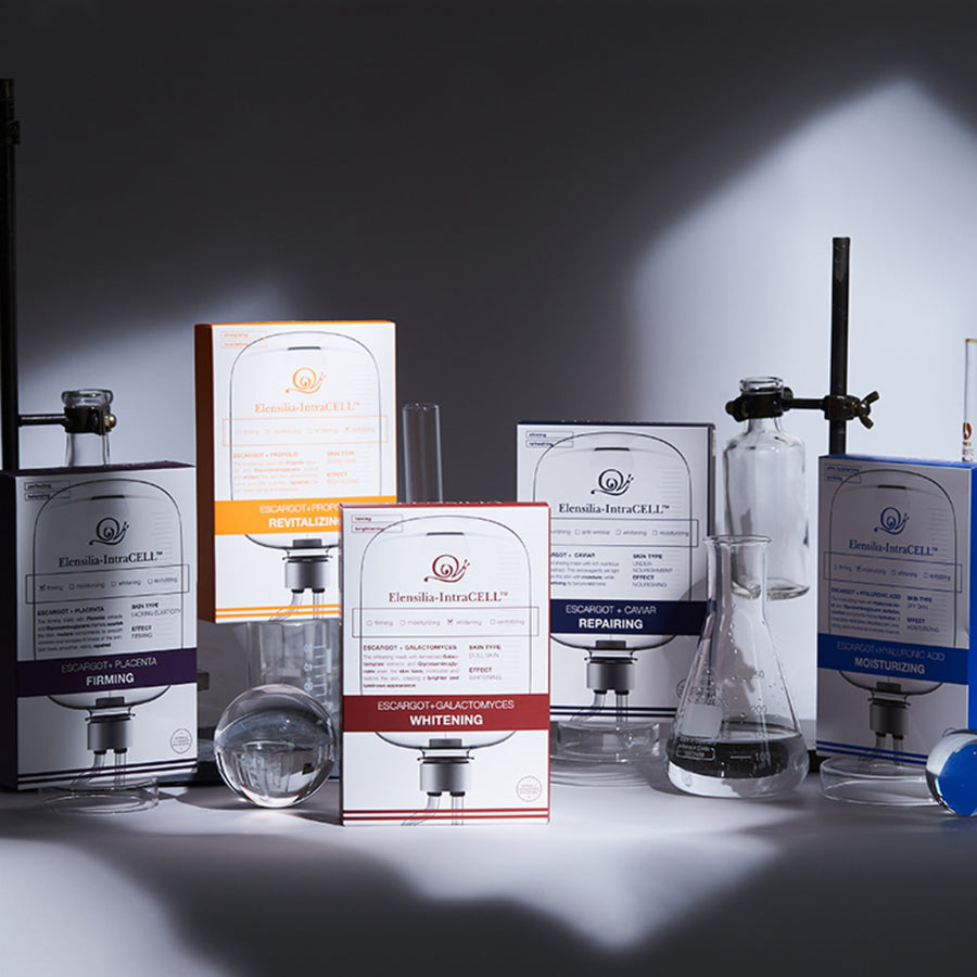 ELENSILIA Intracell Восстанавливающая маска с экстрактом улитки и икры 25 мл*30 шт.