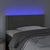 VidaXL LED Headboard Bedroom Furniture Single Bed Accessory Headboard Bed Frame Interior Dark Grey 3121515